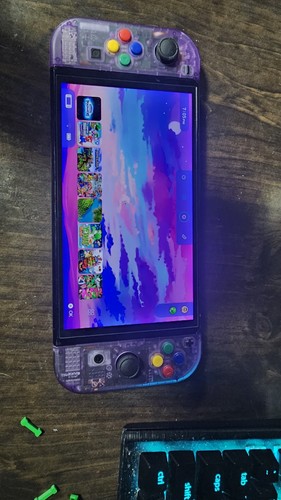 Switch oled modded with - , hall