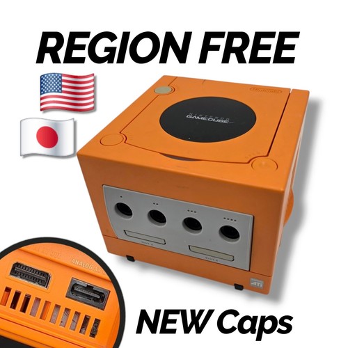 Nintendo gamecube orange - nintendo,